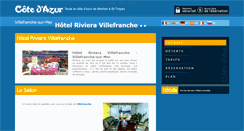 Desktop Screenshot of hotel-riviera-villefranche-sur-mer.cote.azur.fr