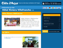 Tablet Screenshot of hotel-riviera-villefranche-sur-mer.cote.azur.fr