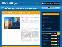 Tablet Screenshot of hotel-kyriad-nice-centre.cote.azur.fr