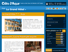 Tablet Screenshot of grand-hotel-aups.cote.azur.fr