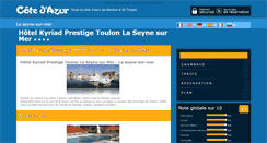 Desktop Screenshot of hotel-kyriad-prestige-toulon-ollioules.cote.azur.fr