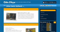 Desktop Screenshot of hotel-saint-gothard-nice.cote.azur.fr