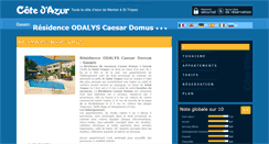 Desktop Screenshot of caesar-domus-gassin.cote.azur.fr