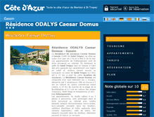 Tablet Screenshot of caesar-domus-gassin.cote.azur.fr