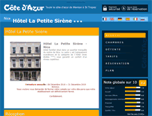 Tablet Screenshot of hotel-la-petite-sirene-nice.cote.azur.fr