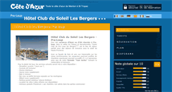 Desktop Screenshot of hotel-soleil-pra-loup.cote.azur.fr