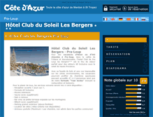 Tablet Screenshot of hotel-soleil-pra-loup.cote.azur.fr