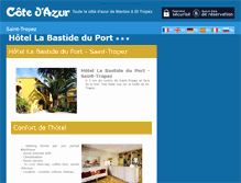 Tablet Screenshot of hotel-bastide-port-saint-tropez.cote.azur.fr
