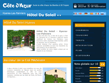 Tablet Screenshot of hotel-du-soleil-hyeres.cote.azur.fr