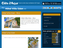 Tablet Screenshot of hotel-villa-eden-nice.cote.azur.fr