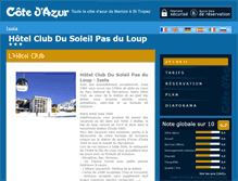 Tablet Screenshot of hotel-le-pas-du-loup.cote.azur.fr